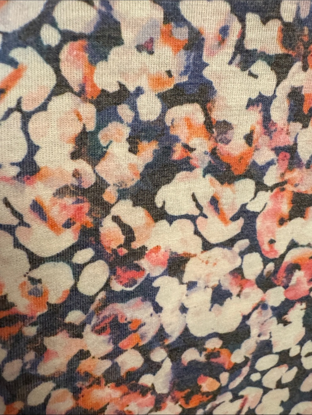 Old Navy Abstract Floral Active Ultralite Go-Dry Tank Top - Pink & Gray - Picture 3 of 4